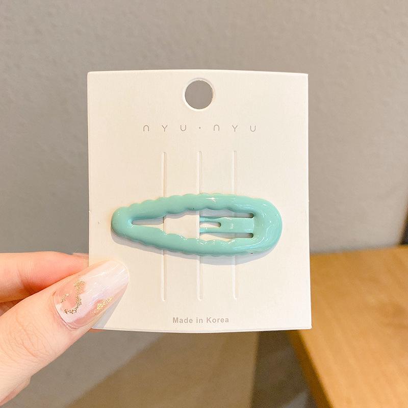 Korean Wave Candy Color Hair Pin Kawaii Simple Basic Hair Clips for Children Headwear Headdress Girls Kids Hair Accessories