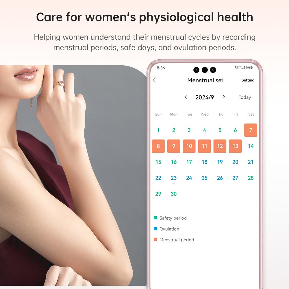 SACOSDING New ECG+PPG Smart Watch Blood Pressure/Oxygen Sleep Health Analysis BT Call Smartwatch Men Women For Androd iOS