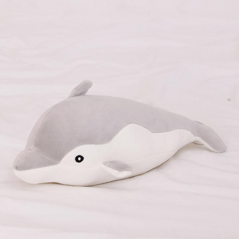

Simulation Dolphin Animal Plush Doll Childrens Birthday Gift Decoration Home 35cm серый
