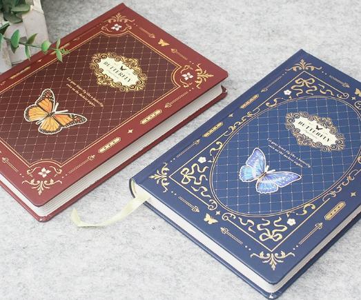 Factory Direct  Stock Composition Notebooks with Paper Hardcover for School Custom Logo Agendas Planners Journals (as the picture,256 Pages&A5&13.3x19.4cm)