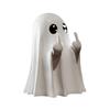 Halloween Is The Middle Finger Heart Ghost Decoration