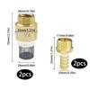 Check Valves 1/2Inch Brass Foot Valves with Hose Connection for Handle Pump