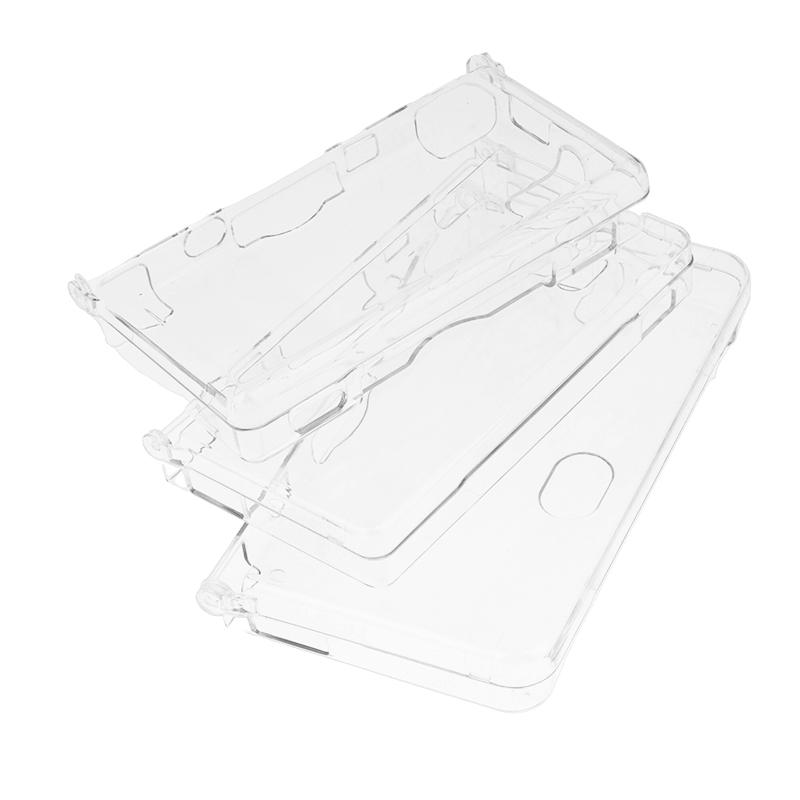 1Pc Plastic Transparent Crystal Shell Skin Case Cover For Ndsl/Ndsi/Ndsi Xl Console With Screen Protective Film