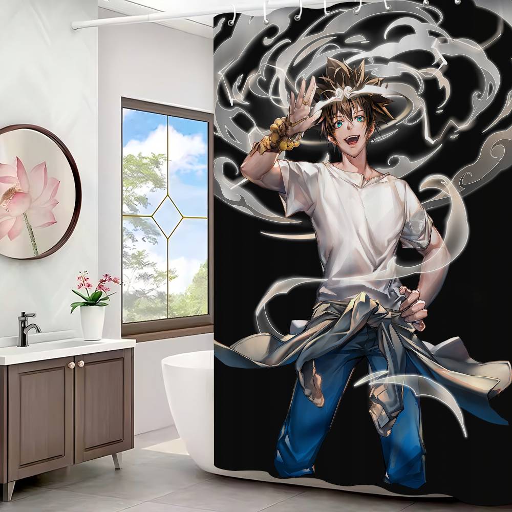 God Of H-high S-school Shower Curtain With Waterproof And Mold Resistant Shower Curtain Polyester Durable Bathroom Screen