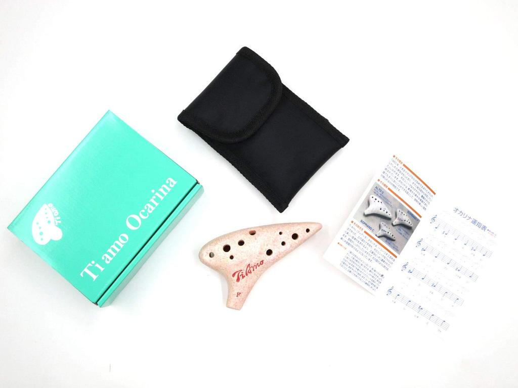 Ti Amo New Standard Ocarina Soprano F Pink T-NSFPK