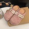 Fashion Spring Platform Women Slippers Flats Mules Shoes Slingback Casual Walking Shoes 2025 New Trend Casual Dress Women’s Zapatillas