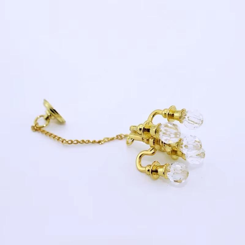 Fashion Vintage Chandelier 1:12 Scale Miniature Dollhouse Ceiling Lamp Doll Accessories Playing House Mini Furniture Toy Model