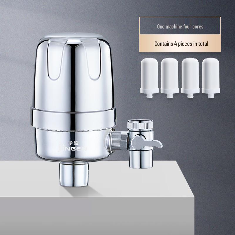 Jing En JN-X10 360° Rotating Water Purifier Faucet Filter with Anti-Splash Bubbler for Kitchen.