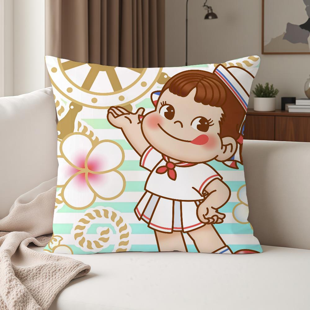 Cute Cartoon FFujiya Pillow Case Suitable For Bedrooms Living Rooms Cars Home Decoration