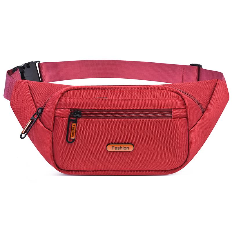 

Унисекс Водонепроницаемая поясная сумка - Большая вместимость, трансформируемая сумка на пояс/грудь (Дизайн с несколькими карманами для бега/путешествий) красный