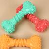 Dog Bone Squeaky Toy - Molar Teeth Cleaning Chew Toy for Dogs, Boredom Buster Interactive Pet Supplies,