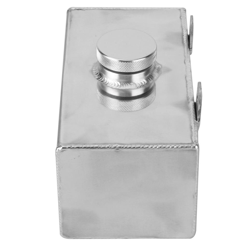 Aluminium Windscreen Washer Bottle 2L Polished Intercooler Spray Tank Universal Car Parts