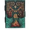 Mother Earth Leather Journal: Grimoire Book of Shadows