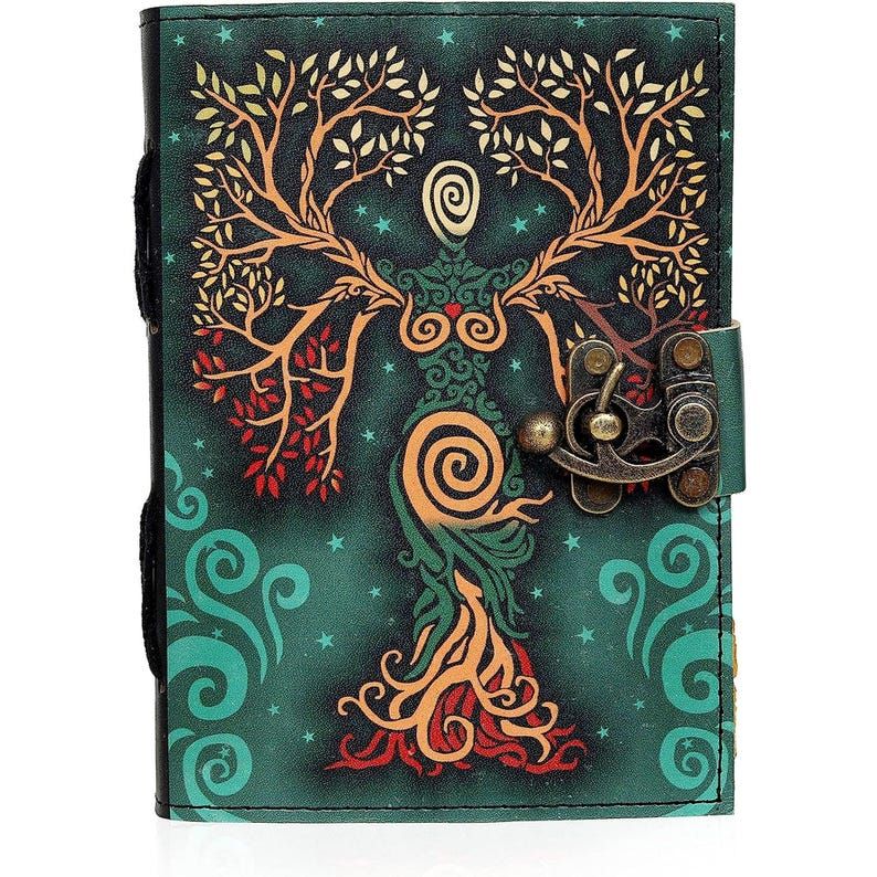 

Кожаный журнал «Мать-Земля»: Гримуар Книга Теней 7 x 5 in