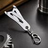 Portable Precision Thread Size Checker Keychain for Fastener Size Identification