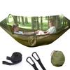 Automatic Quick-Open Camping Hammock with Mosquito Net - Nylon Fabric, Single/Double