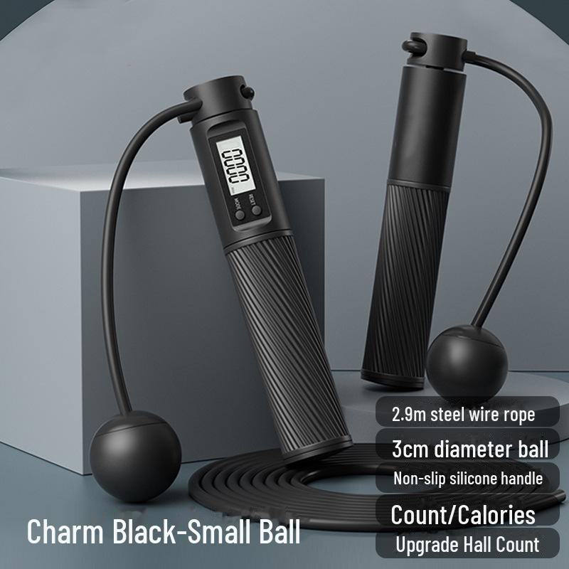 

«Премиальная скакалка без веревки для женского фитнеса, счета и упражнений в помещении»