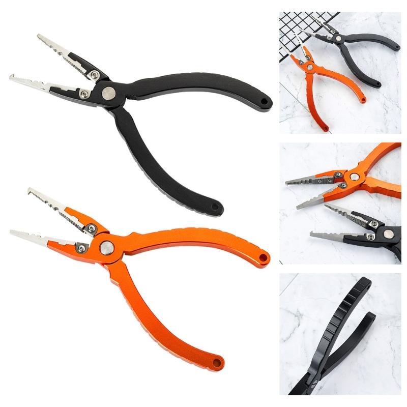 Multifunctional Fishing Tool For Cutting Lines Tying Hook And Crimping Weights Sturdy Stainless Steel Construction
