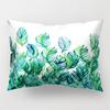 30x50cm Tropical Plant Polyester Pillow Cases Sofa Chair Living Room Home Decoration Green Leaves Plant Sunflower Pillowcase