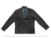 Blazer de Couro Marrom Escuro Formal Estiloso Masculino Blazer de Camurça Pura Casaco Feito à Mão