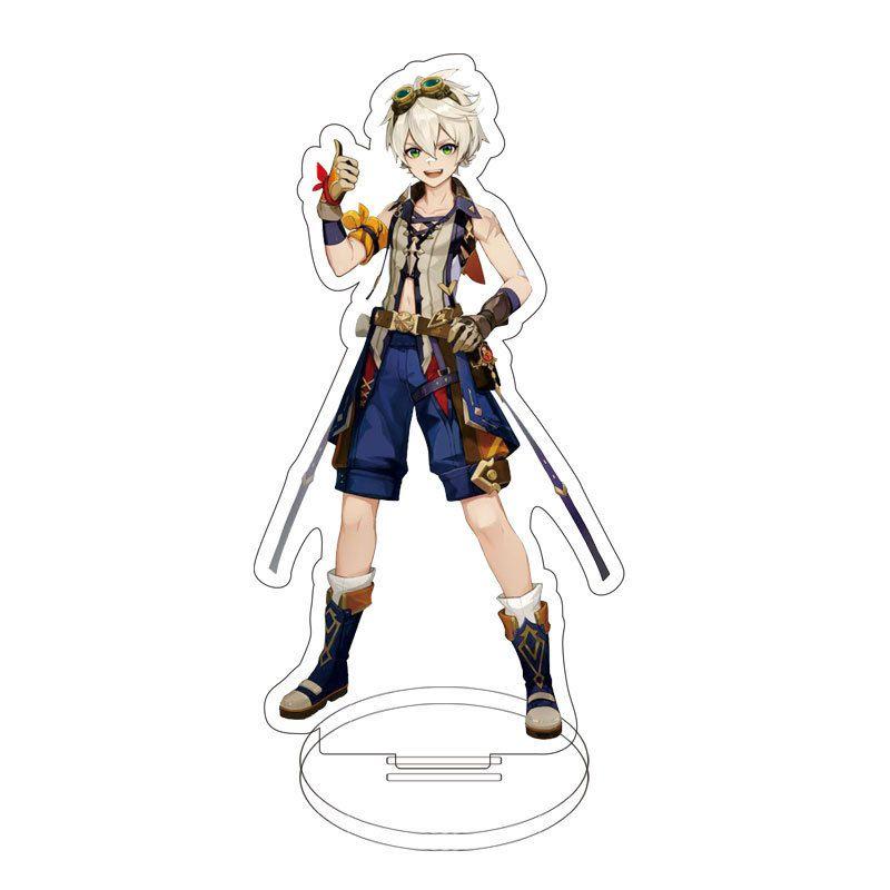 Genshin Impact Game Acrylic Figure Stand Klee Keqing Ganyu Display Desktop