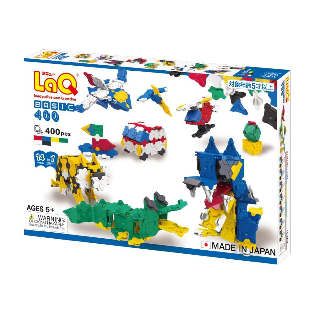 Yoshiritsu LaQ Basic Educational Toy Building Blocks 400 Pieces First Set
