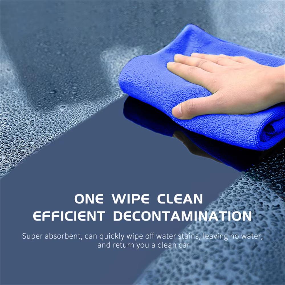 6pcs Car Super Microfiber Towel Car Wash Cloth Auto Cleaning Paint Care Towel Cloths Car Washing Tools