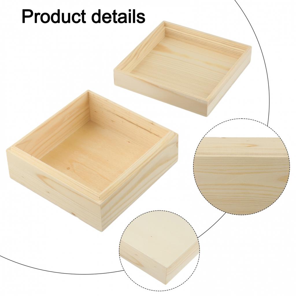 Jewelry Collection Box Storage Box Wooden Box Pine Product Name Pyrography