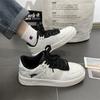 Wind retro black silk skateboard shoes men's niche design sense sports and leisure shoes trendy versatile couple shoes