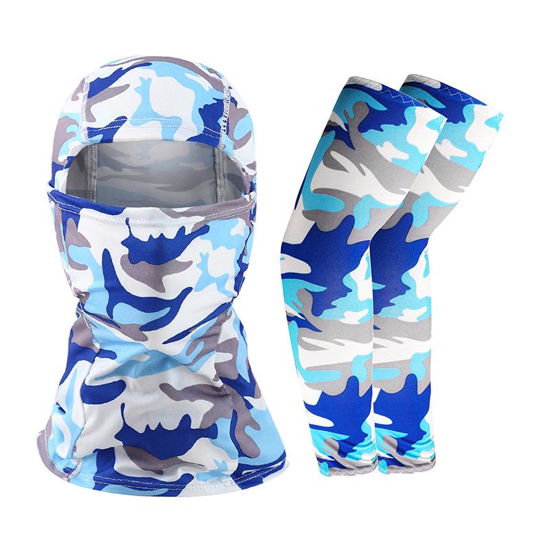 Outdoor Sun Protection Ice Silk Sleeves & Breathable Multi-Functional Cycling Face Mask Headband