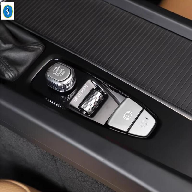 Metal START ENGINE STOP Button Sequin Decoration Cover Trim Car Styling Accessories Fit For Volvo XC60 S60 XC90 S90 V90