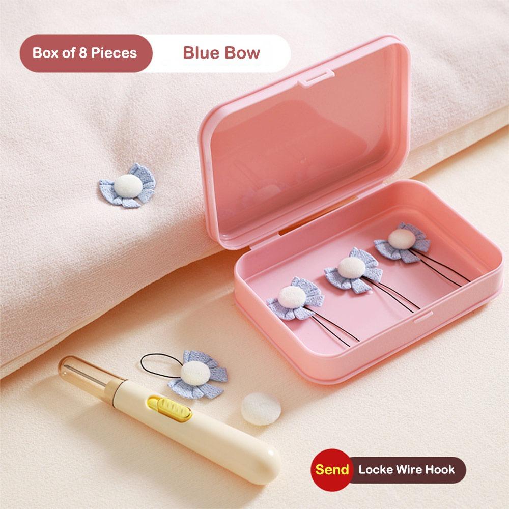 New Invisible Quilt Fixer Prevent Shifting Easy Instal Bed Sheet Fixation Bowknot Traceless Bedding Fasteners for Cotton Quilt