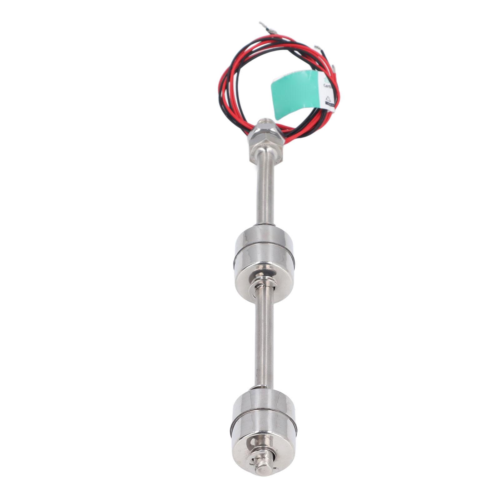 

Поплавковый выключатель Датчик уровня воды 200 мм Высокое давление Нержавеющая сталь Двухшариковый поплавковый выключатель Датчик