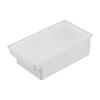 Organizer per cubetti di burro con maniglia per un facile accesso con coperchio antipolvere include taglierina per cubetti compatto e leggero