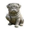 Bulldog Flowerpot Creative Decorative Planter with Unique Attitude Design Eye-Catching Garden Decor Indoor Outdoor Plant Pot Novelty Flower Planters