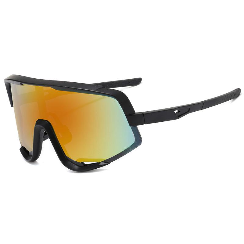 Outdoor Cycling Sunglasses Windproof Sunshade Fashion Motorcycle Large Frame Slimming for Men Sports