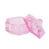 Glass Shot Glass With Lid for Liquid, Cleaner, Henna Pink