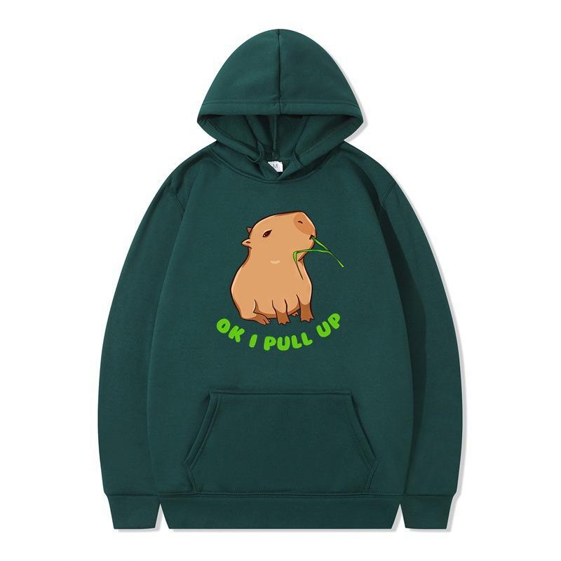 Autumn and winter animation funny hoodie men's and women's sweater hooded and velvet one piece