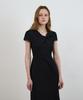 DEHEVE Twist Layered Long Dress [Black]