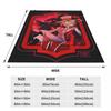 Hazbin Lucifer Cartoon Hotels Blankets Flannel Printed Alastor Action Anime Portable Lightweight Throw Blanket Office Rug Piece