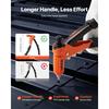 VEVOR Rivet Nut Tool Kit, 230 Mm One-Handed Rivnut Tool Kit, with 8 Mandrels, a Step Drill Bit and 80 Nuts, Metric and SAE Size M3, M4, M5, M6, 6-32