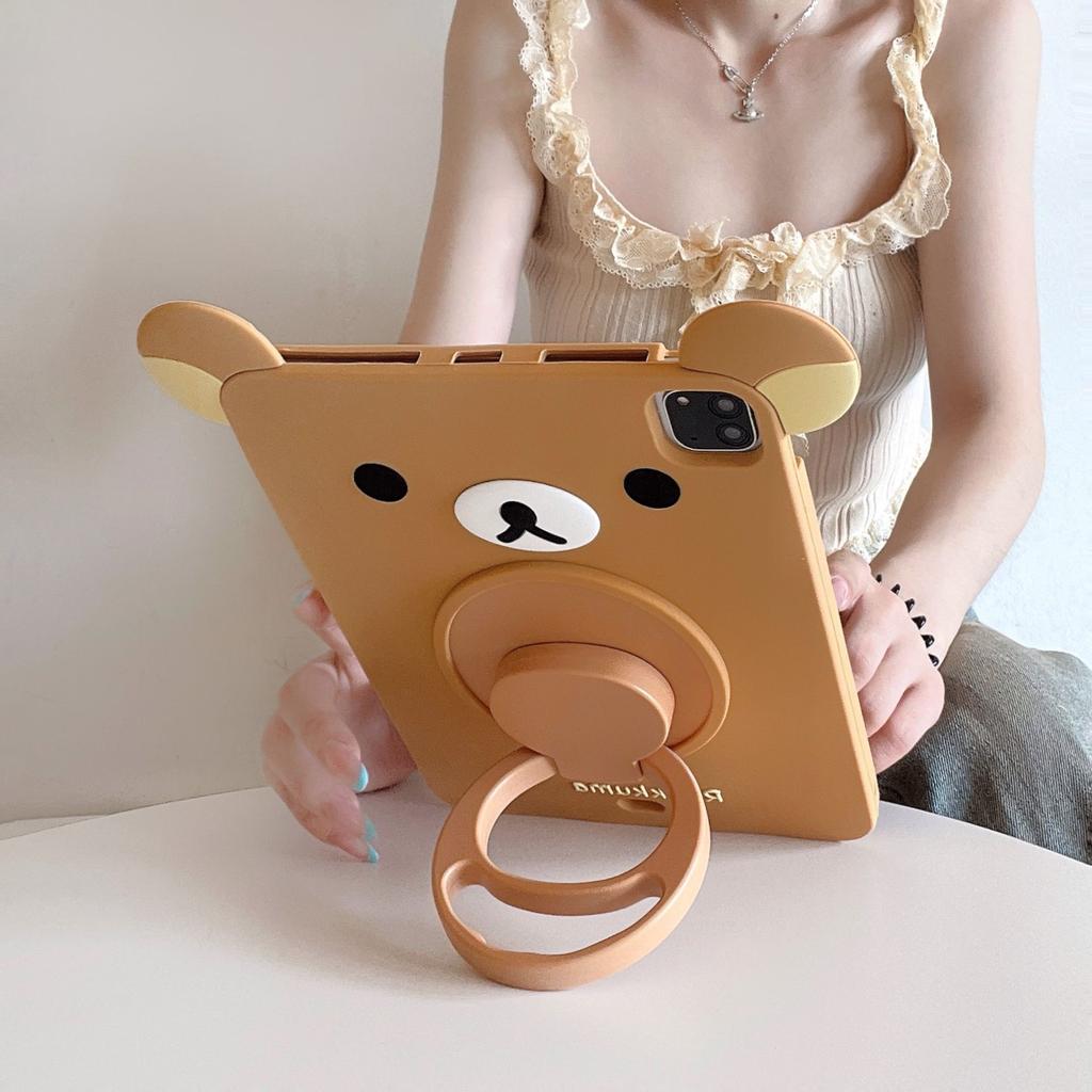 Easy bear bracket for ipad11 protective case silicone 10.2 inch apple tablet air5/6