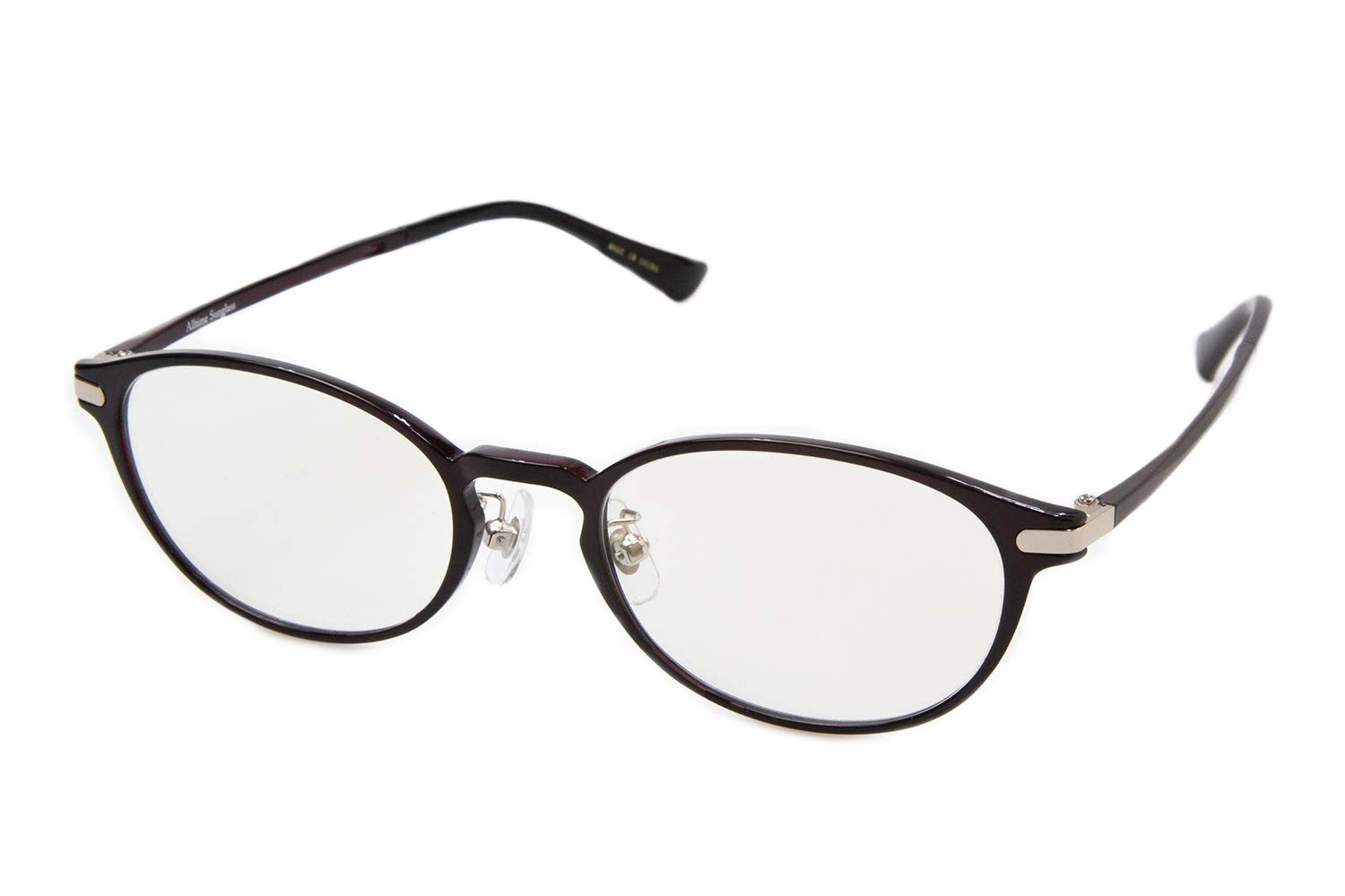 

Солнцезащитные очки, блокирующие УФ- и синий свет, цвет, на все времена [Ощущение] винный/прозрачный винный