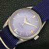 VINTAGE TITONI AIRMASTER TITOFLEX HAND-WINDING SWISS MENS PURPLE WATCH a702035-5