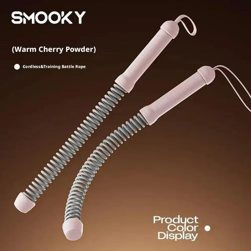 Rebound Cordless Battle Rope Stainless Steel Strength Training Bar Fitness Equipment