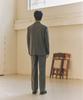NONBLANK [Summer] Highcool Semi-Wide Fit Slacks_Melange Grey