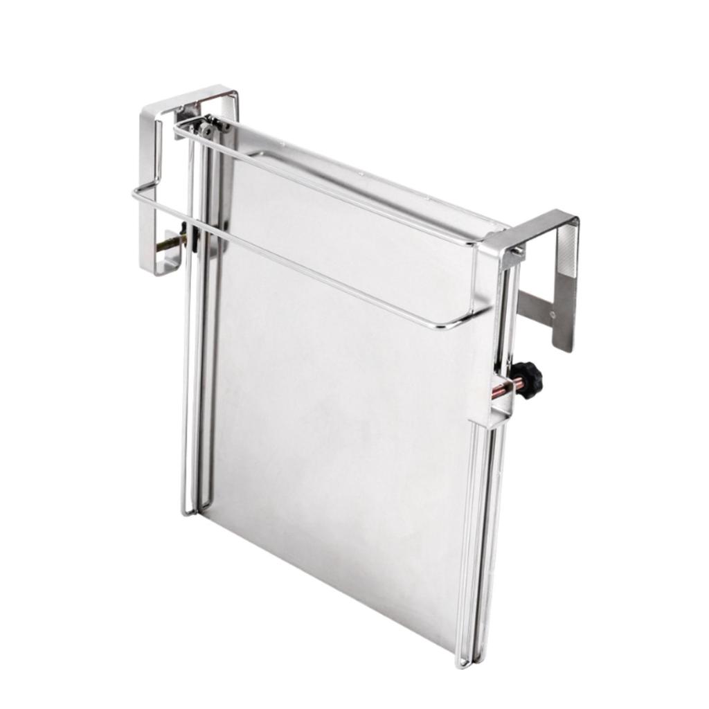 Space-Saving Foldable Cabinet-Door Rack Expandable Fold-down Door with