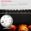 Kitchen Thermometer Stainless Steel Oven Thermometer Stand BBQ Cooking Meat Food Temperature Measurement Tools Stand Large Dial