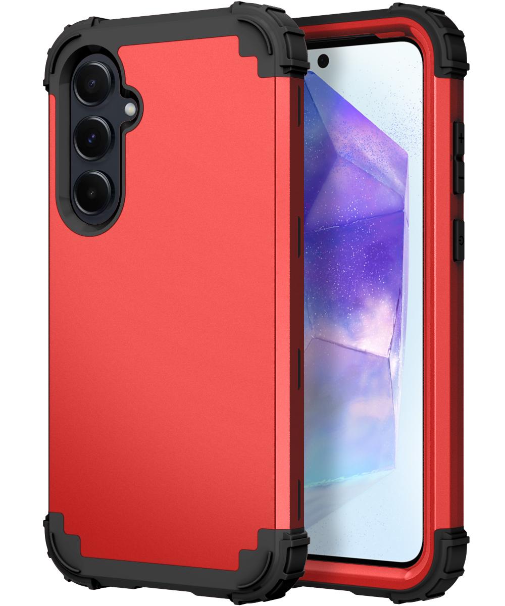 

Heavy Duty Hybrid Sturdy Armor Defender High Impact Shockproof Protective Case For Samsung Galaxy A55 5G/A35 5G Cover PC TPU