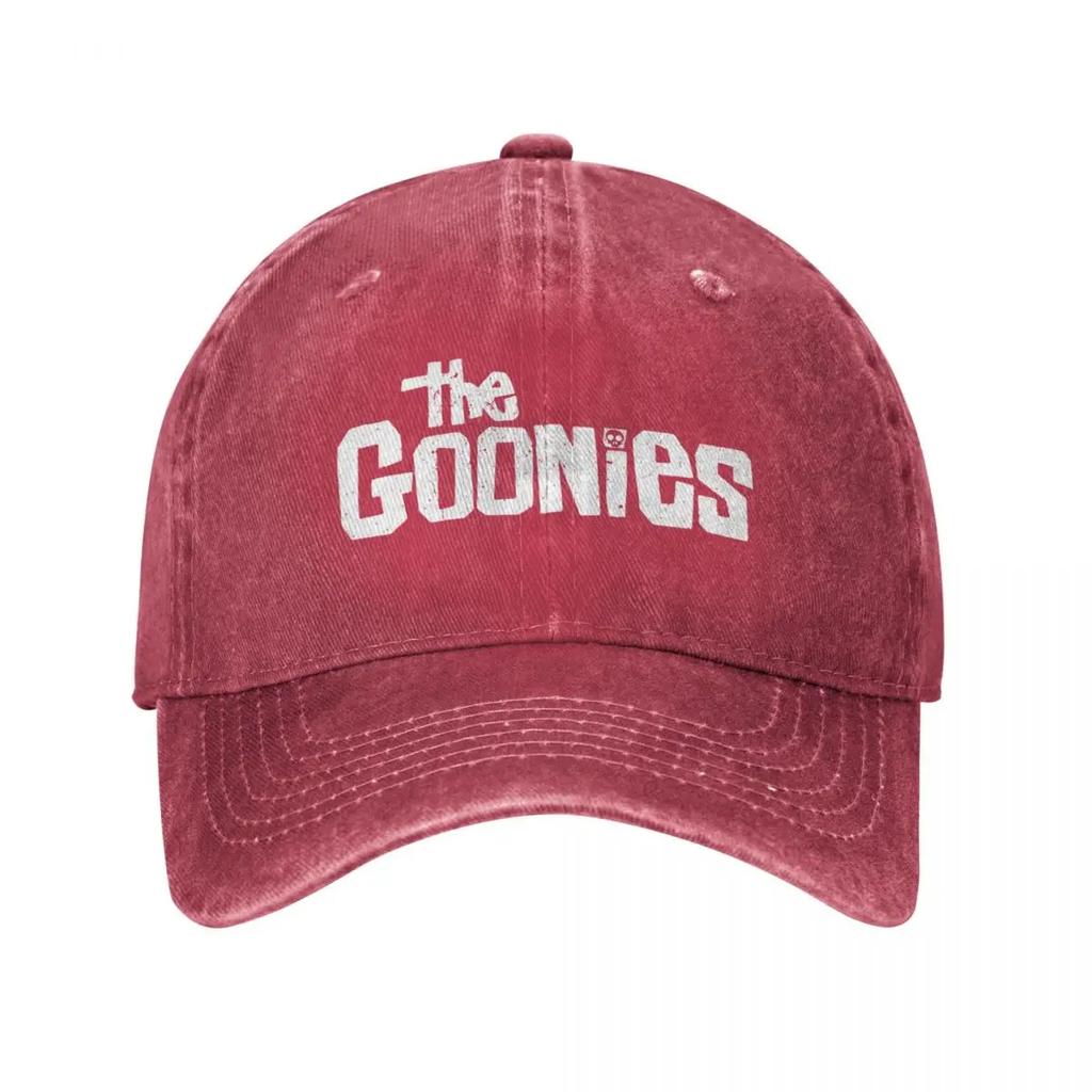 Vår Høst Menn The Goonies TV-serie Baseballcaps Hip Hop Baseballhatt Sport Vasket Vasket 100% Bomull Caps Hatter